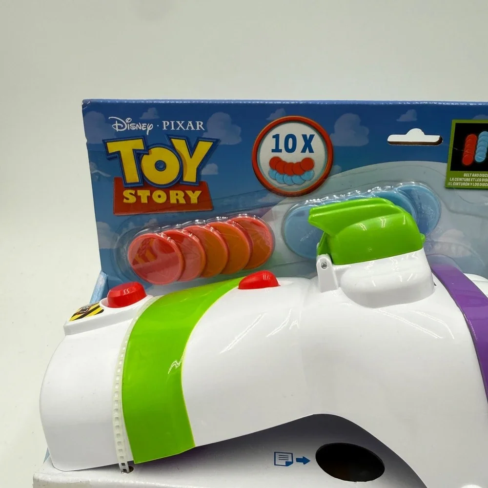 Disney Pixar Toy Story Mattel Buzz Lightyear and Galactic Punch Launcher Bundle
